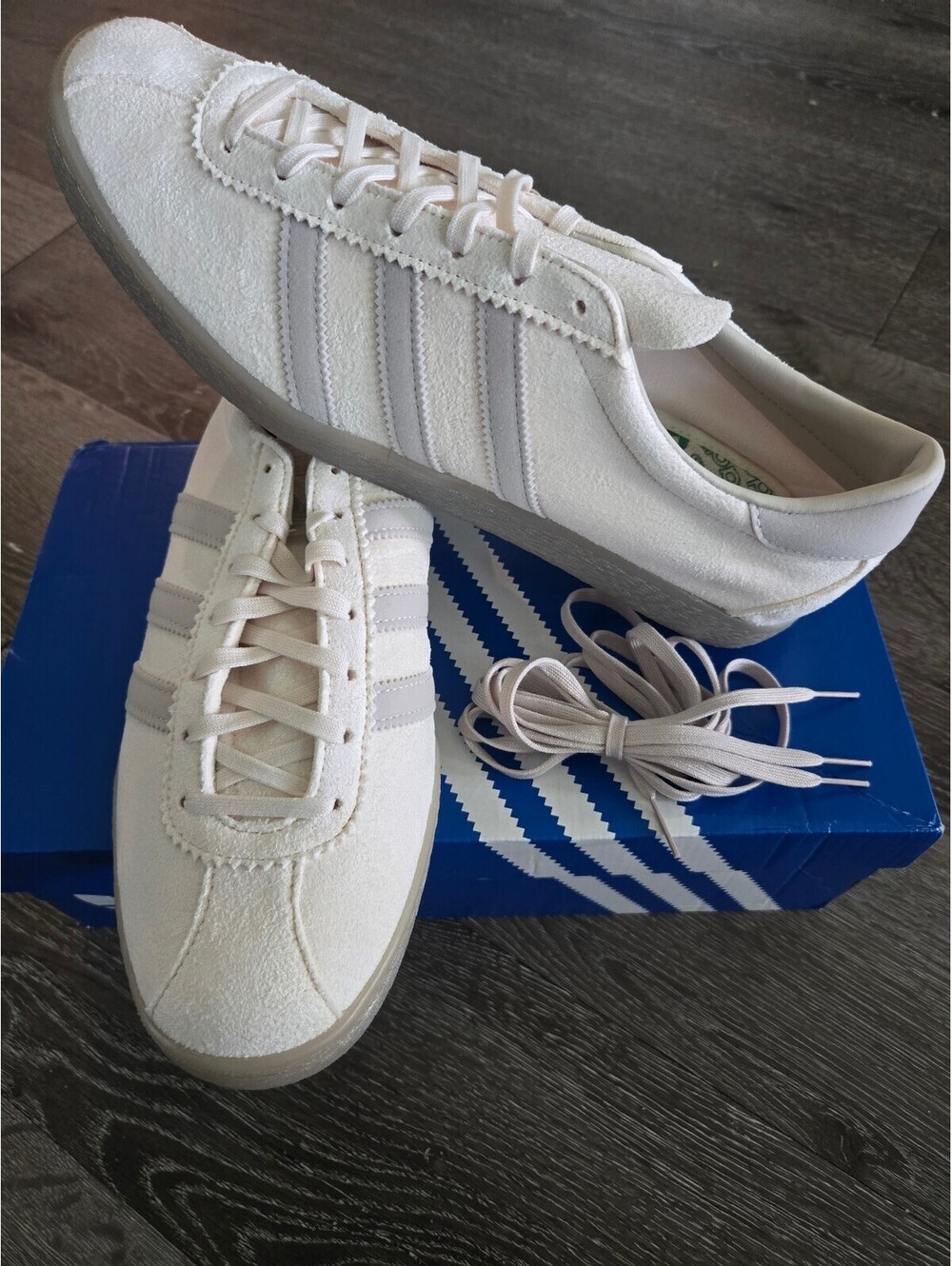 Adidas Tobacco Gruen Cream White Brown Men Size 10.5 GX6940 New In Box